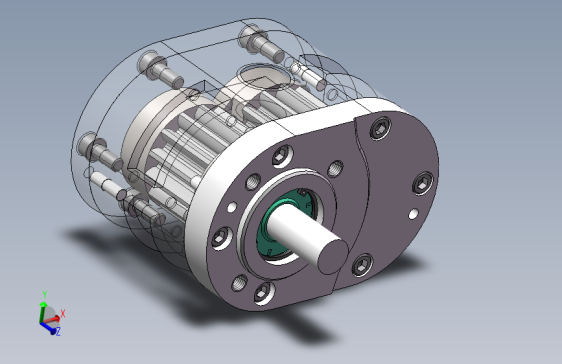 齿轮油泵3D图纸 solidworks课程设计图纸3D三维模型设计资料建模