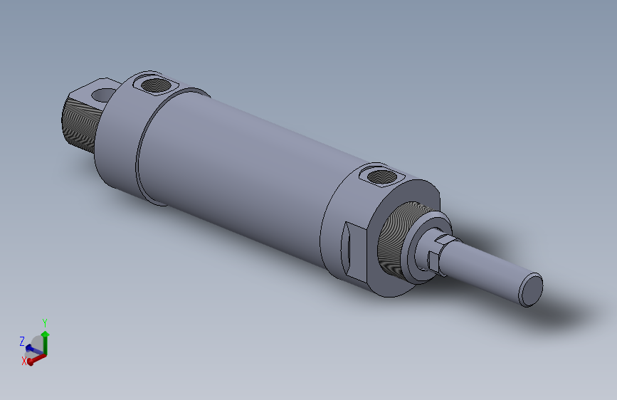 圆形气缸40x16x60毫米 (1)