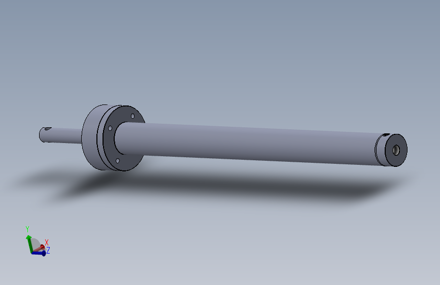 焊接型液压缸（带前端安装法兰） 80x45x1000 mm