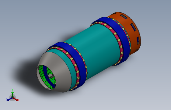 杏仁旋转干燥机