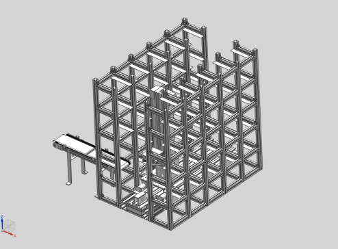智能立体仓库三维UG模型=1278530==120