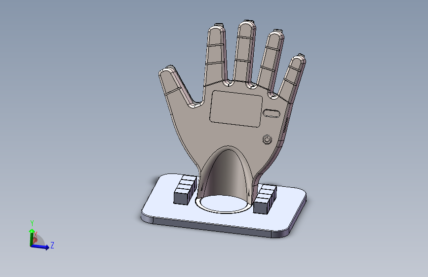 手掌形智能热水器