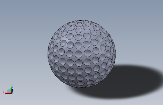 高尔夫球、高尔夫球小车、高尔夫球装备Golf Ball - Callaway style round dimpled SW.zip