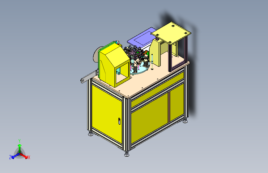 全自动电感检测包装机（sw20可编辑+工程图）