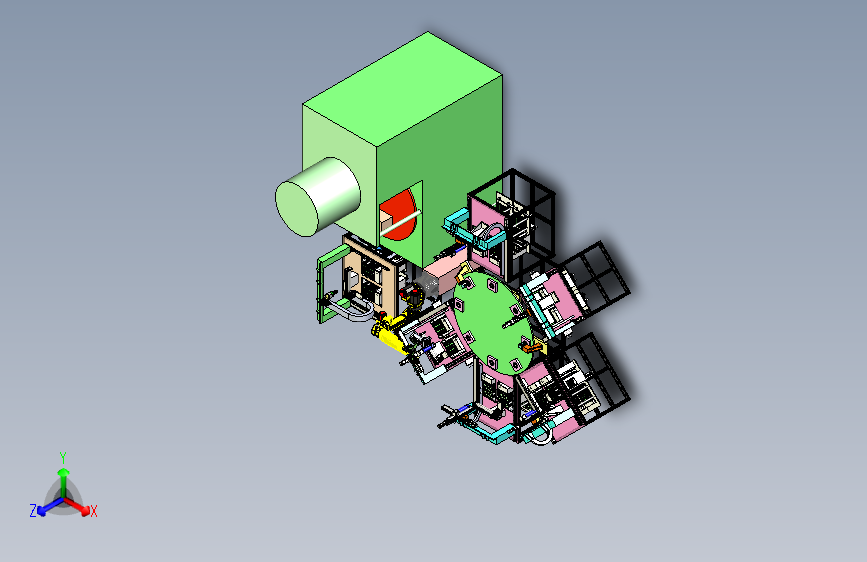 三相端子注塑自动组装