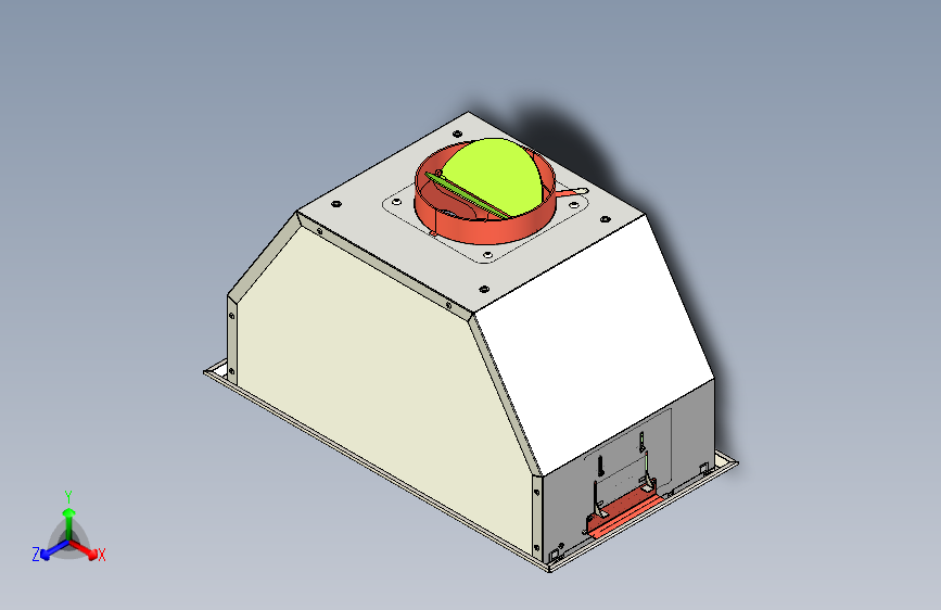 一体式抽油烟机模型