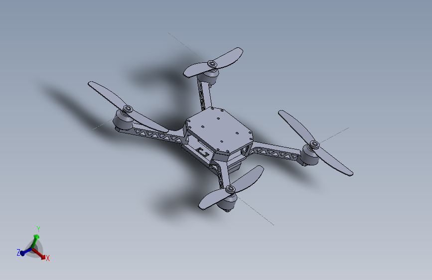 无人机所有部件与组装