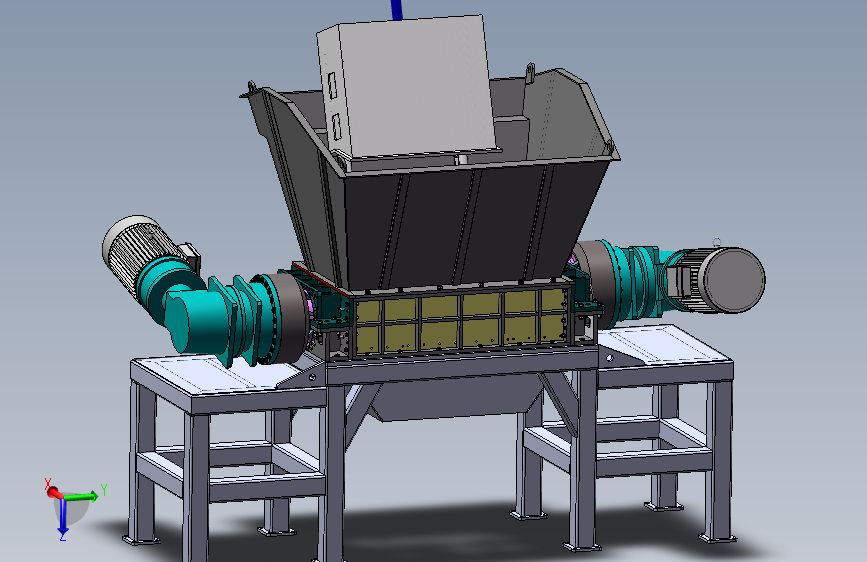 破碎机、1600双轴撕碎机