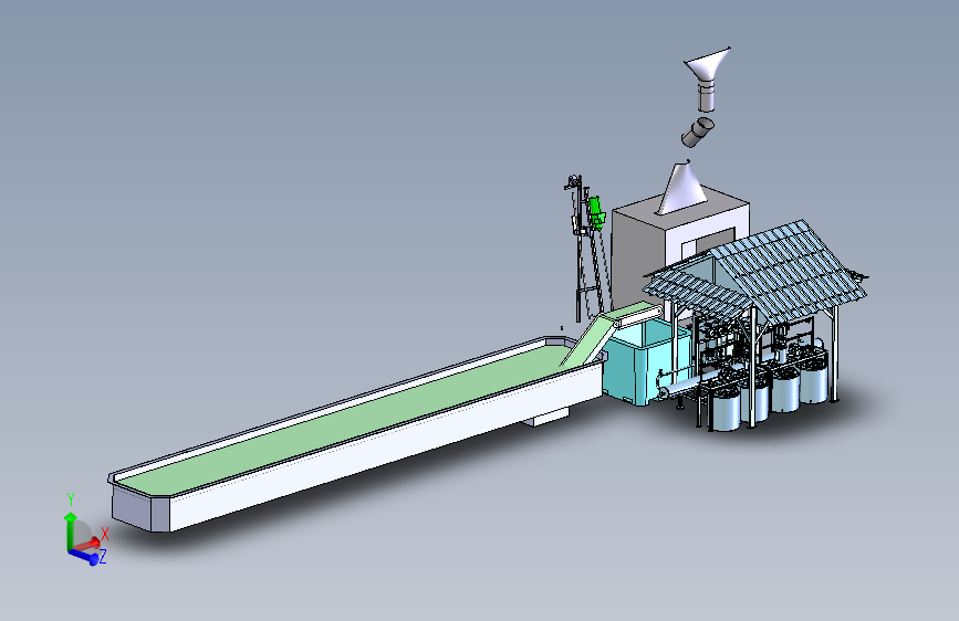 电石厂净化灰处理产线step