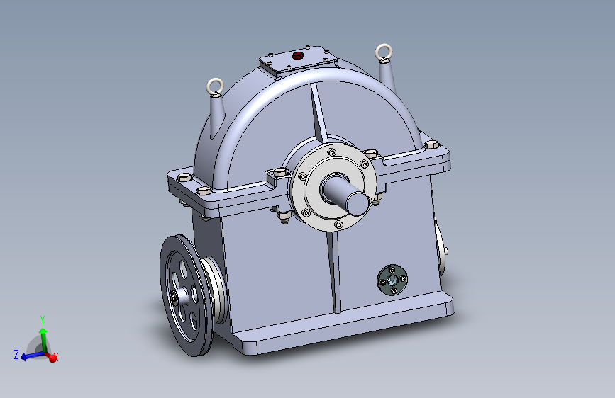 A0003384-单级蜗杆减速器