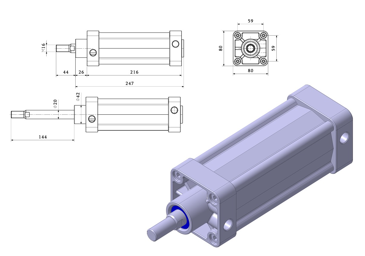 A0003235-气缸 63x100