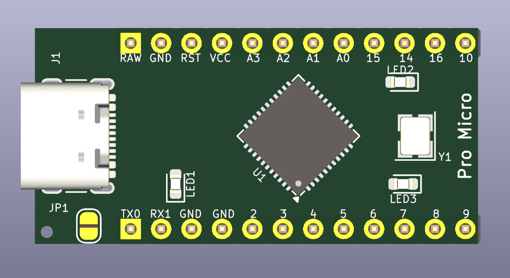 A0003237-Arduino Pro Micro V3 (Leonardo)电路板