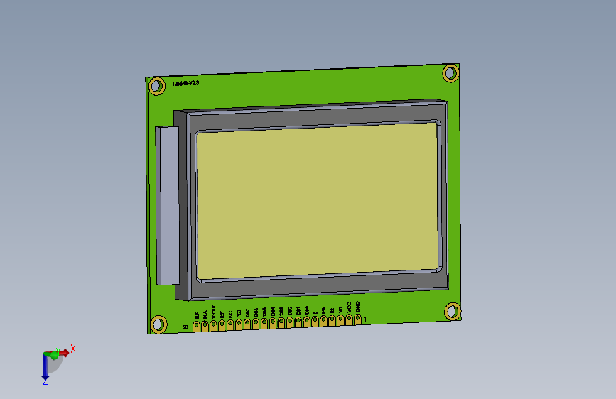 A0002986-LCD 128x64图形LCD模块