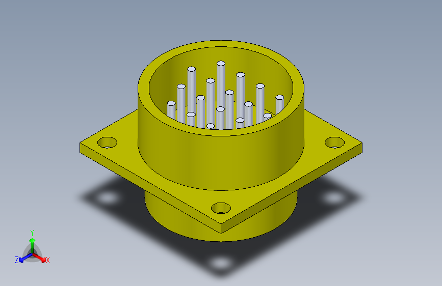 16位的航空接头