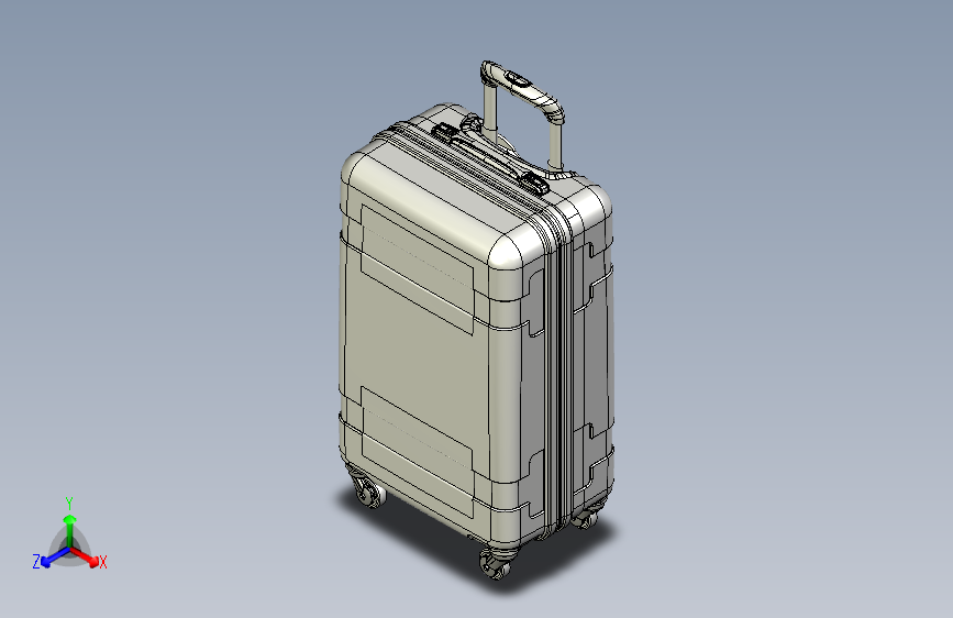 22寸极简拉杆箱