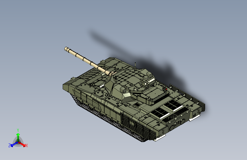 T-14“阿玛塔”坦克模型