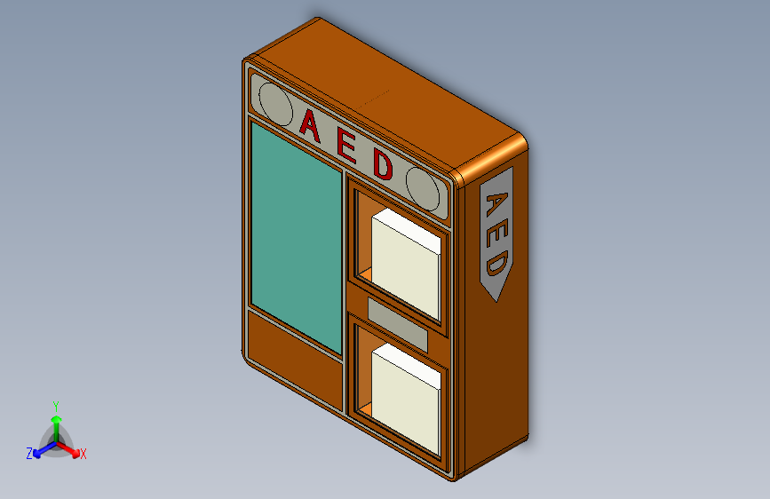 壁挂AED除颤器箱(1)