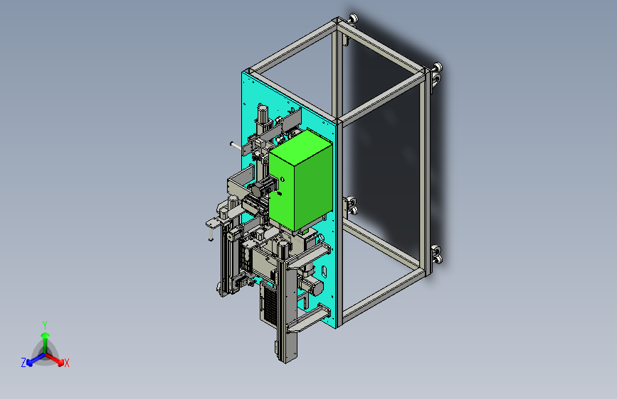剥线压端子设备3D模型