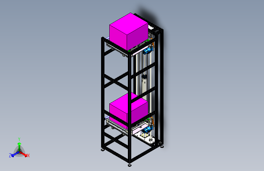 带移栽功能升降机