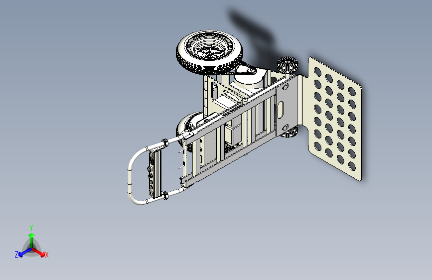 电动搬运车三维模型