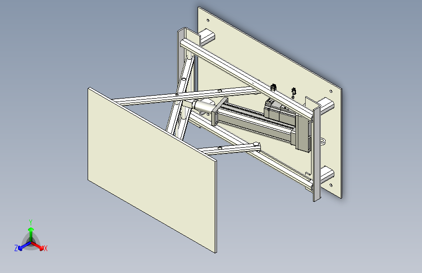 电缸带动的升降机构
