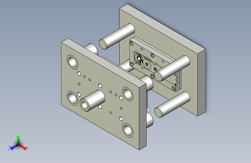 蝶形螺母连续模具