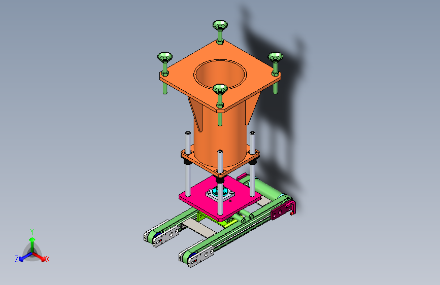 顶升旋转皮带线