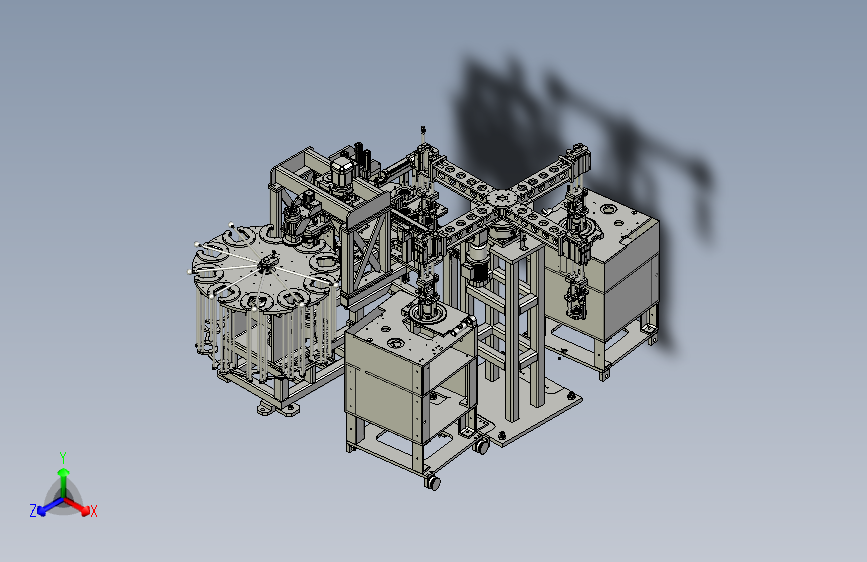 定子转塔式上料压装机