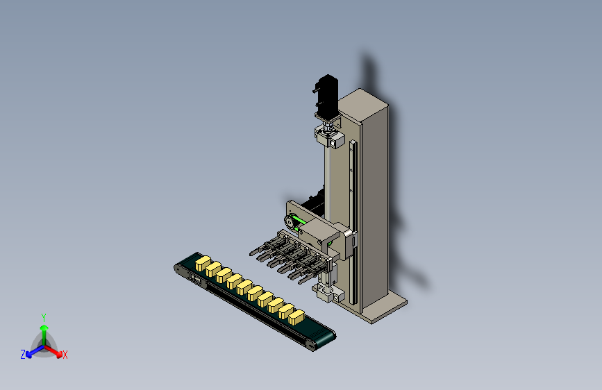 多产品同时翻转180°机构
