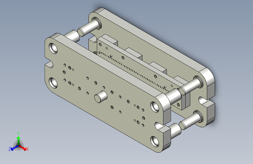 搁板支条多孔冲模