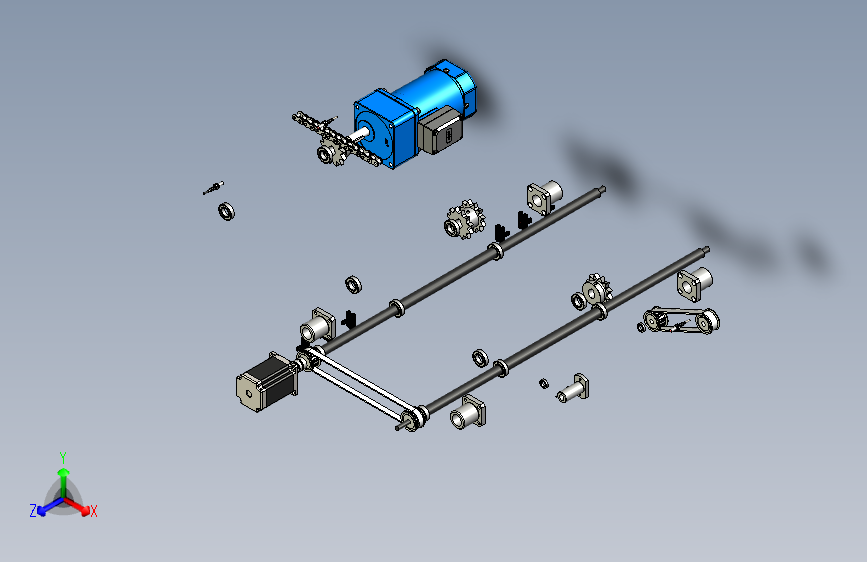 滚筒线+侧夹装置