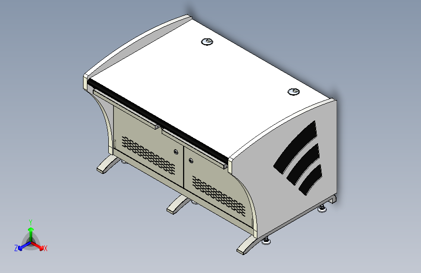 豪华钢木操作台