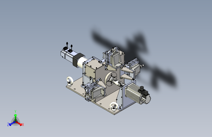 霍尔传感器+电磁速度传感器检测机