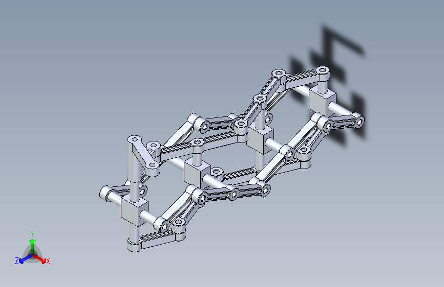 机械手伸缩臂骨架