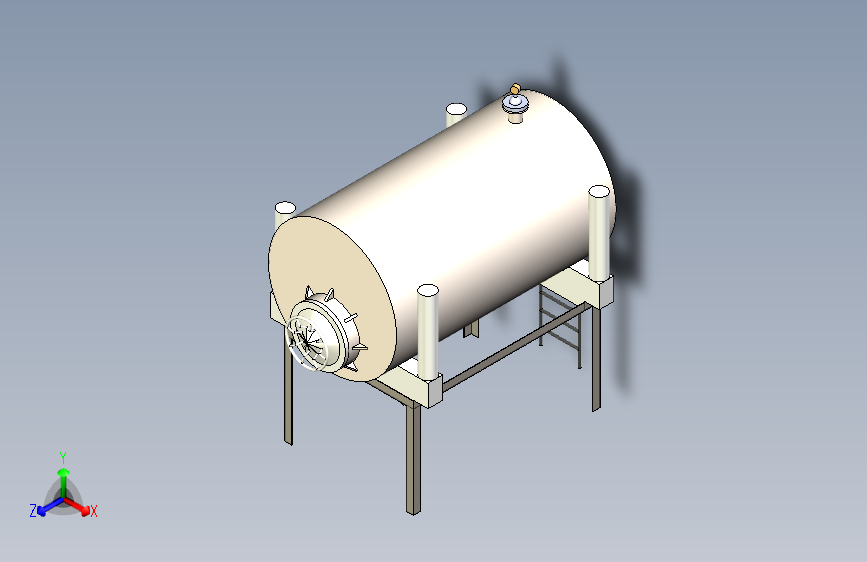 基于人机工程学的一种存储罐体设计