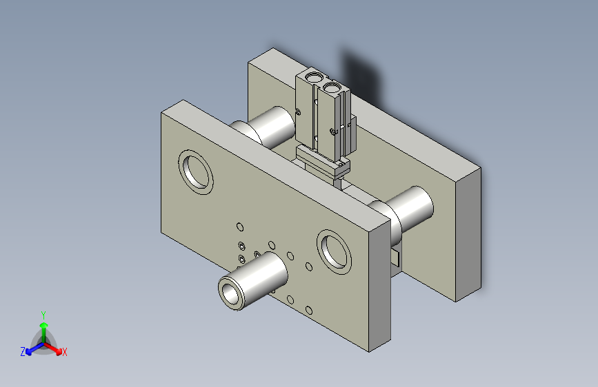 圆管紧固件冲压模具(无废料)