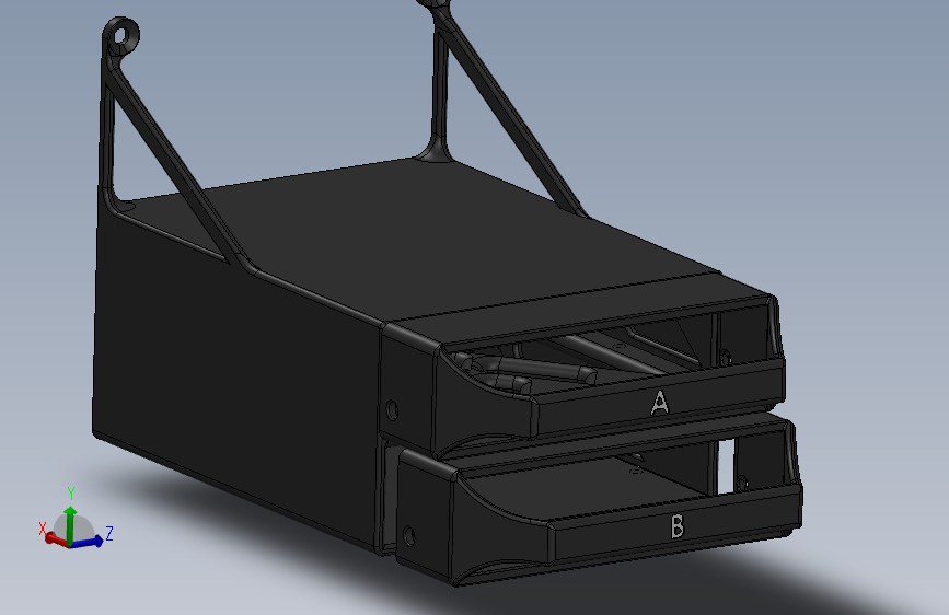 手动备份系统用硬盘壁挂支架