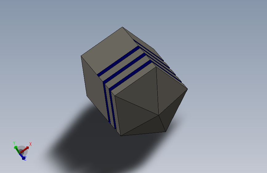 水晶五边形骰子