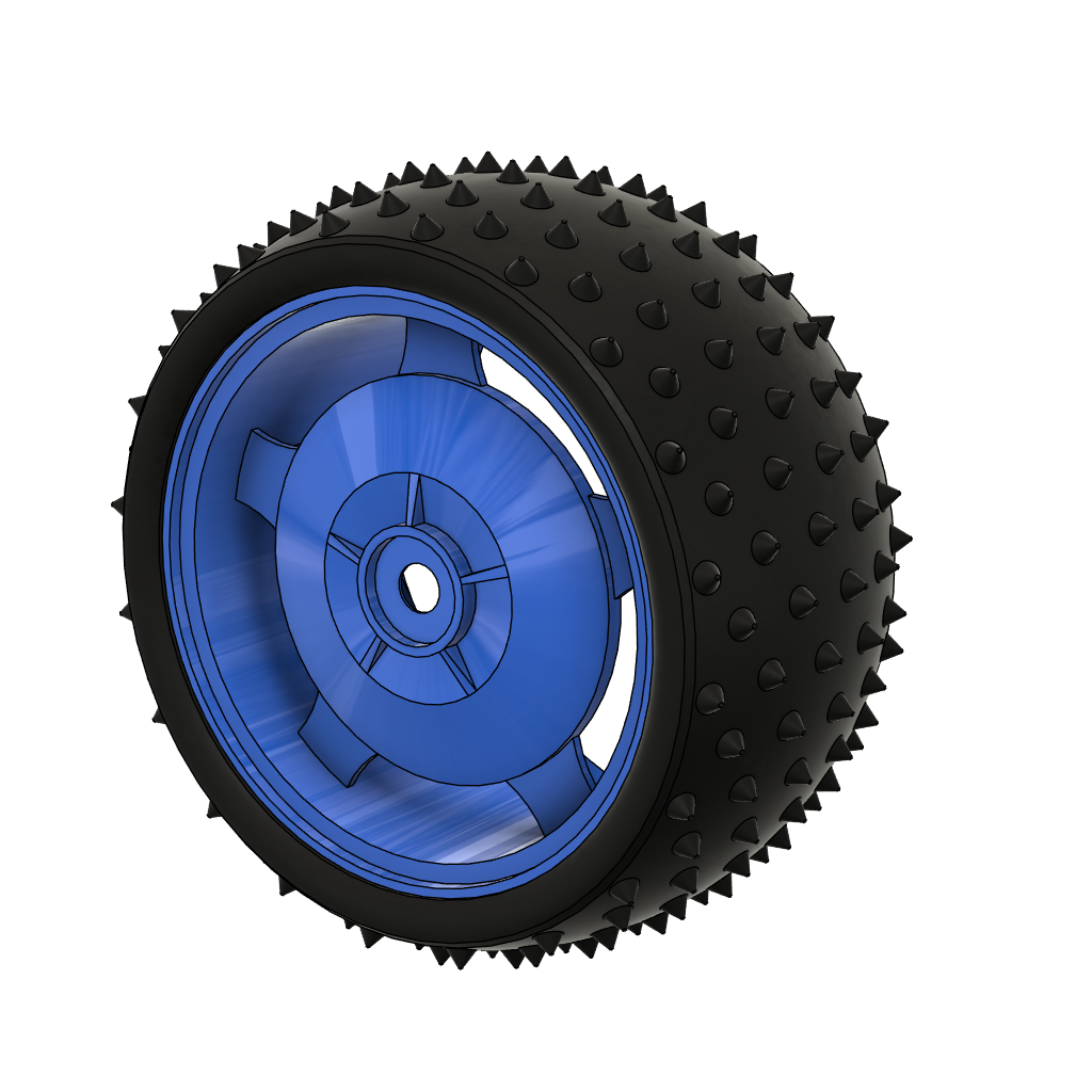 紧凑型机器人车轮