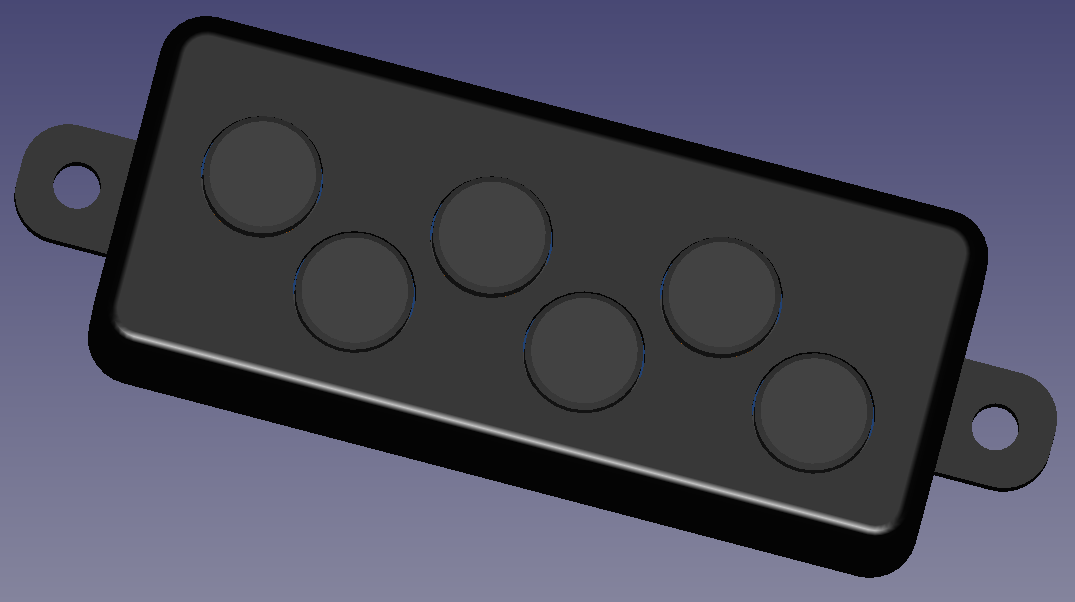 有源六线圈吉他拾音器
