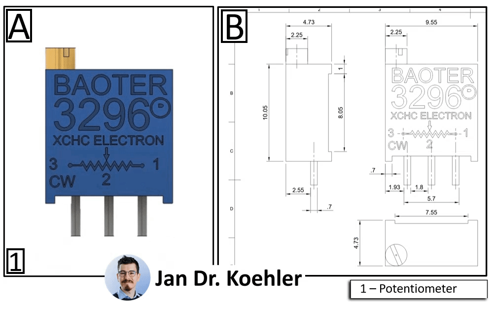 Baoter 3296 微调电位器