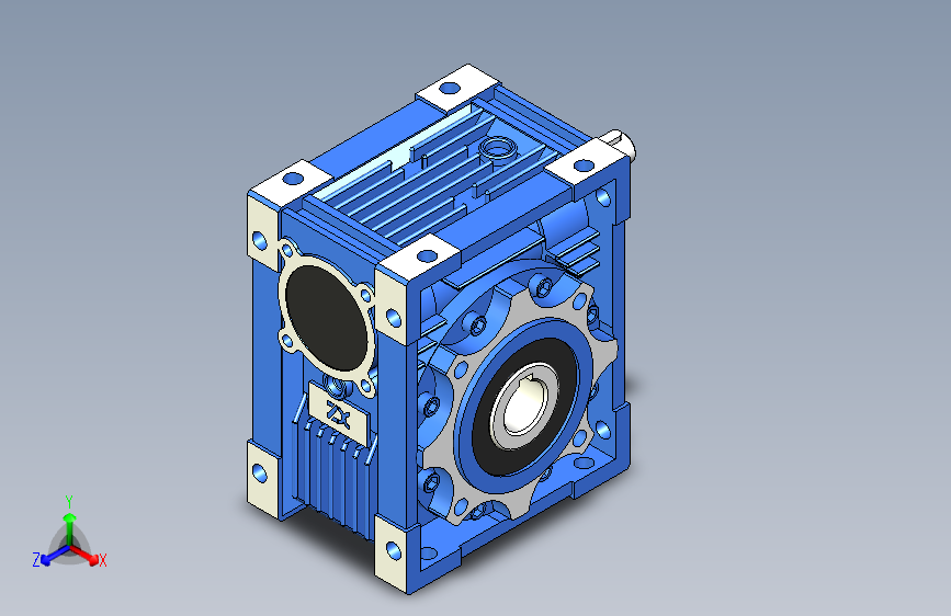 NRV030-090型蜗轮蜗杆减速机[NRV040╱20╱B3]