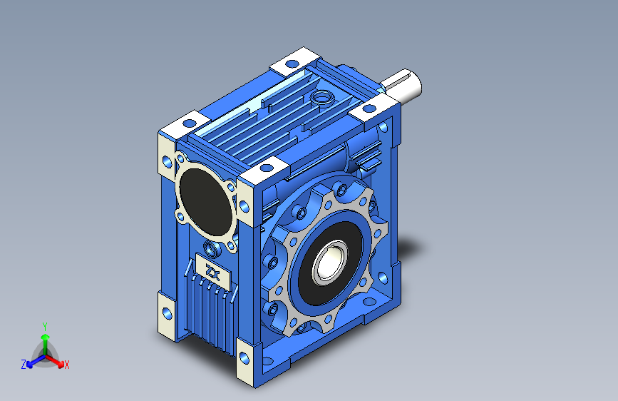 NRV030-090型蜗轮蜗杆减速机[NRV075╱20╱B3]