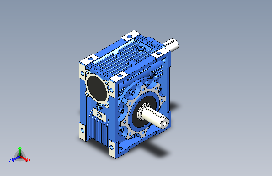 NRV030-090型蜗轮蜗杆减速机[NRV075╱20╱DS╱B3]