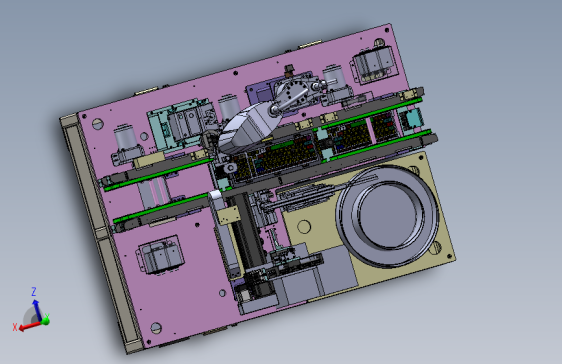 大键盘组装钢片锁螺丝设备  sw21+工程图