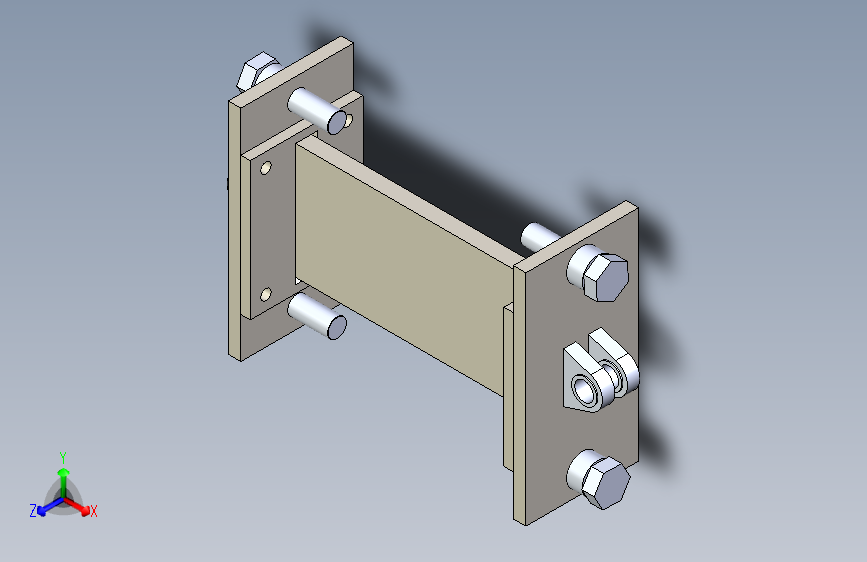 B0002953-滑动架用于叉车的前面