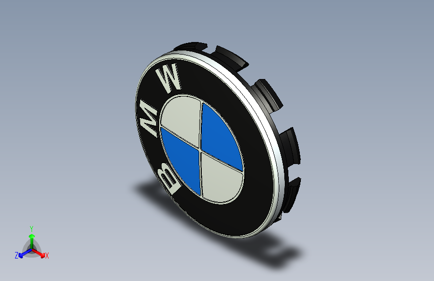 B0002973-宝马轮毂中心轮毂盖罩