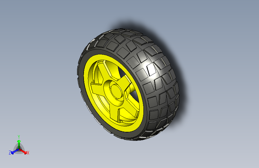 B0002990-机器人项目塑料轮胎