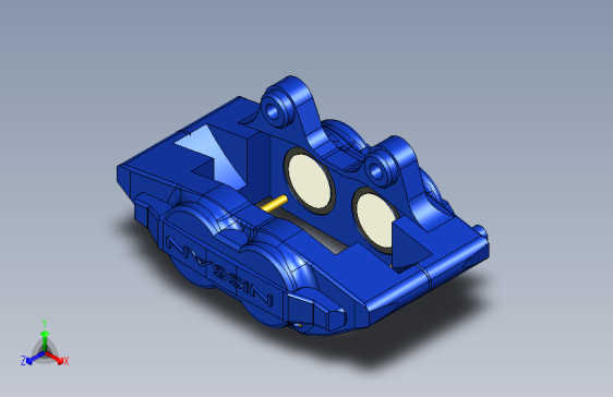 B0002995-1991年尼桑300zx前制动钳