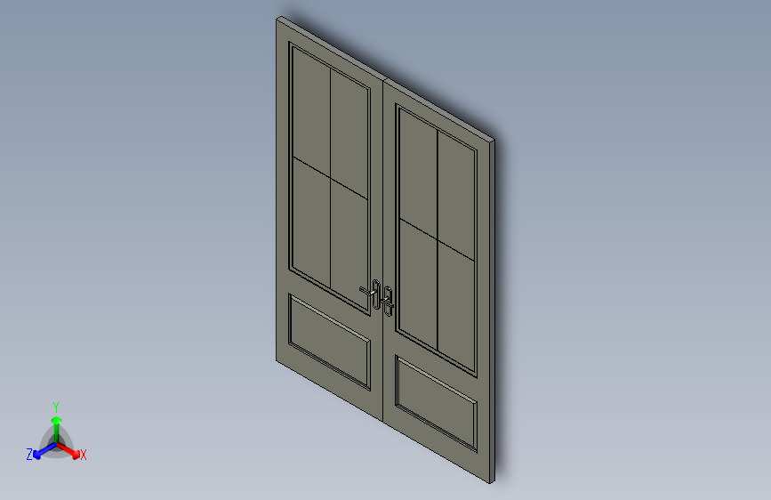 B0003005-双扇前门